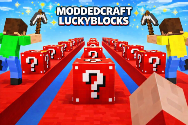 ⛏️ModdedCraft❤️ (RUBY LUCKY BLOCKS) screenshot