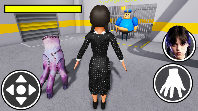 WEDNESDAY POLICE FAMILY PRISON RUN ESCAPE! (Obby) screenshot