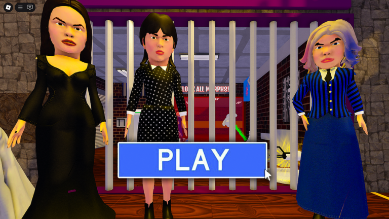 WEDNESDAY POLICE FAMILY PRISON RUN ESCAPE! (Obby) screenshot