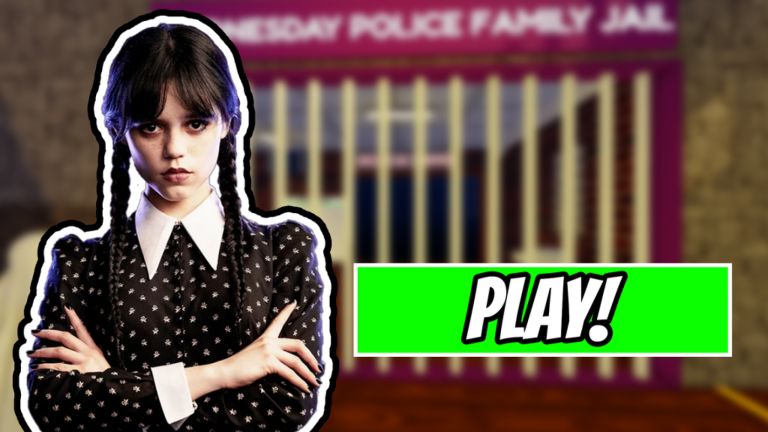 WEDNESDAY POLICE FAMILY PRISON RUN ESCAPE! (Obby) screenshot