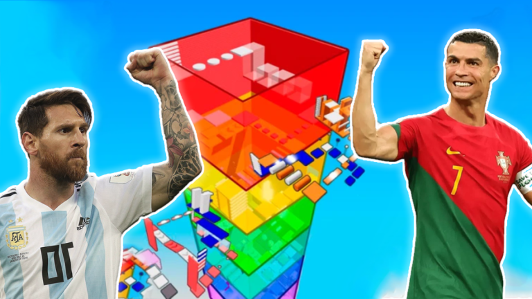 ⚽ Ronaldo VS Messi Tower screenshot