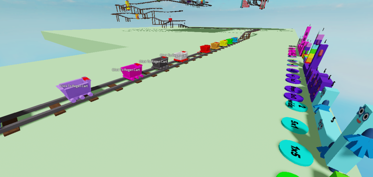 Cart ride into Numberblocks screenshot