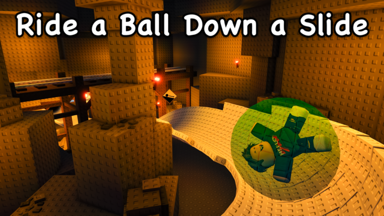Ride A Ball Down A Slide screenshot