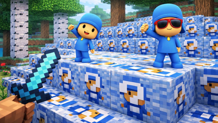 ⛏️ModdedCraft🧢 (POCOYO LUCKY BLOCKS) screenshot