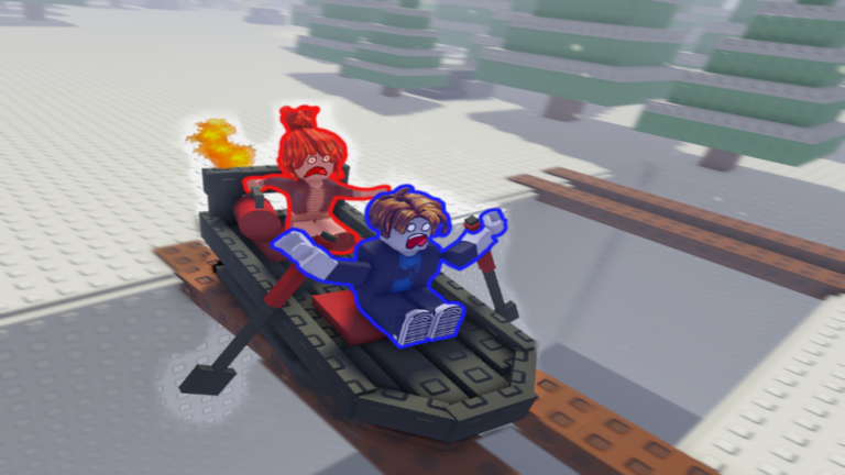 Sledding! 🎄 [2 Player Obby] screenshot