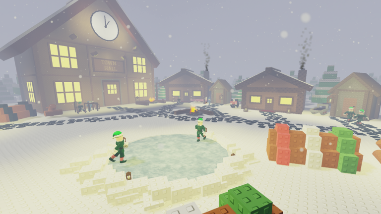 Sledding! 🎄 [2 Player Obby] screenshot