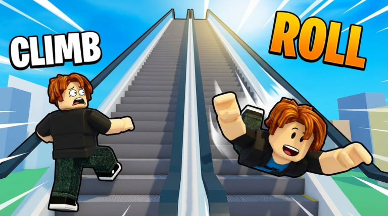 Climb & Roll Down Escalator screenshot