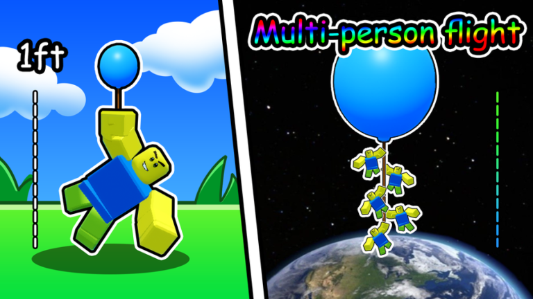 🎈Multiple people Fly High and Fall🎈 screenshot