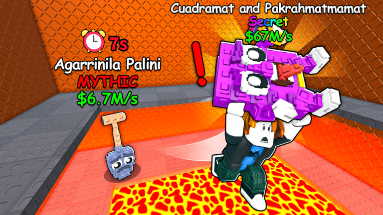 Don't Touch Lava For Brainrots! screenshot