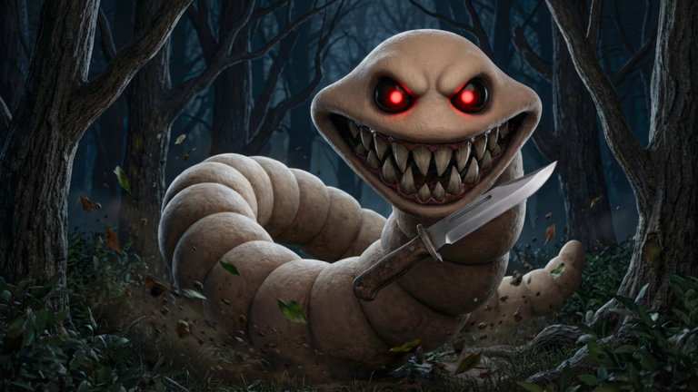 🪱 SURVIVE HUNGRY WORM THE KILLER 🪱  screenshot