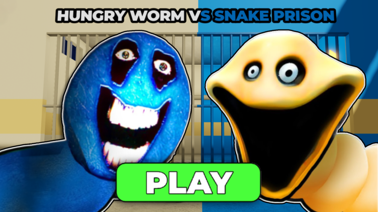 HUNGRY WORM VS SNAKE PRISON RUN! (Obby) screenshot