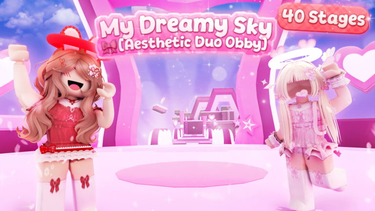 My Dreamy Sky 🎀 [Aesthetic Duo Obby] screenshot