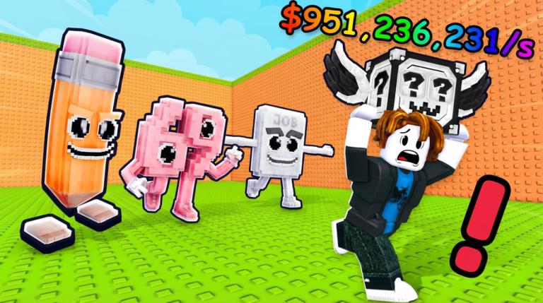 Escape Guards to Steal Lucky Blocks 🧠 screenshot