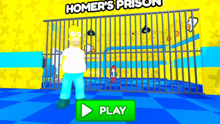 🍩 HOMER PRISON RUN OBBY 🍩 screenshot